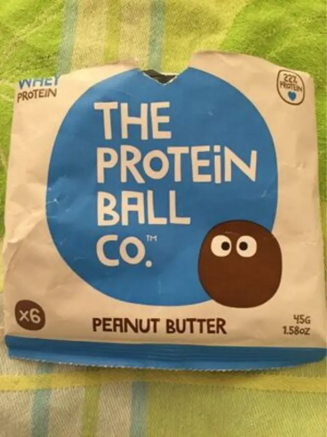 The Protein Ball Co. Whey Protein Balls Peanut Butter, Μπάλες Πρωτεΐνης με Γευση Φυστικοβούτυρο, 45gr