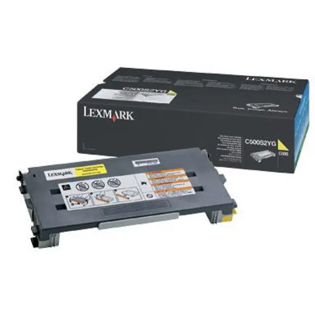 Toner Lexmark C500S2YG yellow 1500pgs