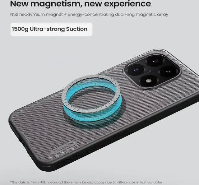 Nillkin Super Frosted PRO Magnetic Back Cover for Xiaomi 15T Transparent Black 2