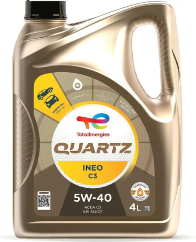 Total Quartz Ineo Συνθετικό Λάδι Αυτοκινήτου 5W-40 5lt