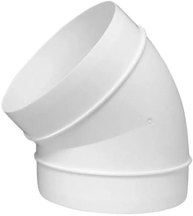 Europlast AL125-45 - Σύνδεσμος Αγωγών Πλαστικός, Γωνιακός 45°, Φ125mm