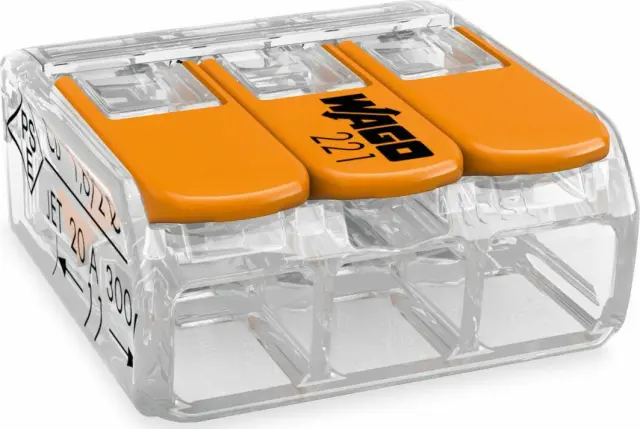 COMPACT Splicing Connector for all conductor types max. 4 mm² transpar