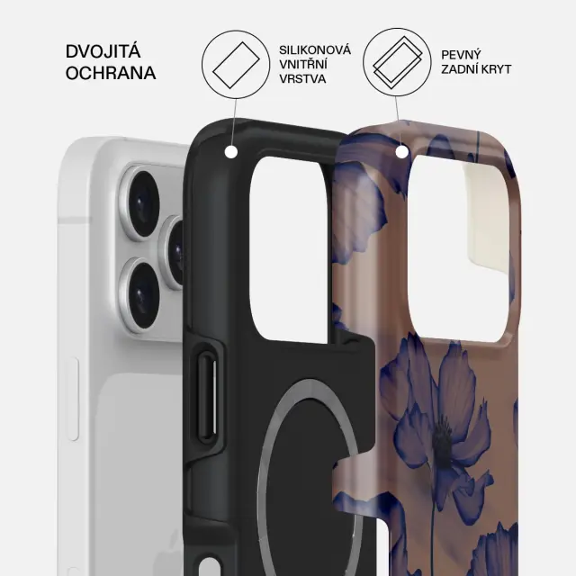 Burga Tough Magsafe Case, Velvet Night - iPhone 17 Pro 2