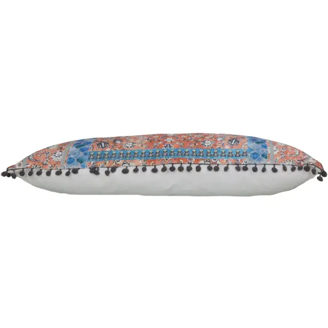 Μαξιλάρι Vintage Πορτοκαλί Βαμβακερό 35x70cm 3