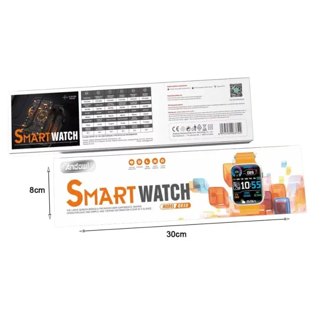 Andowl Smartwatch QU50 HD large οθόνη 075460 2