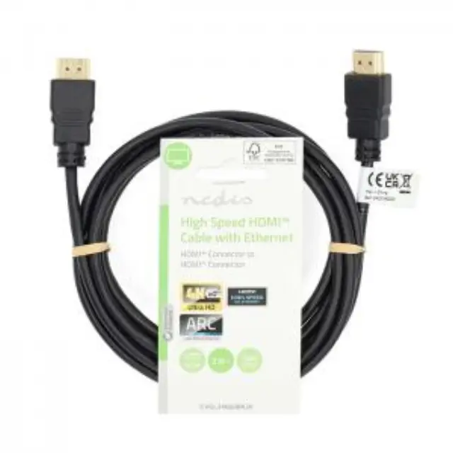 Καλώδιο High speed HDMI with Ethernet, HDMI αρσ. - HDMI αρσ., 2.00m. 3