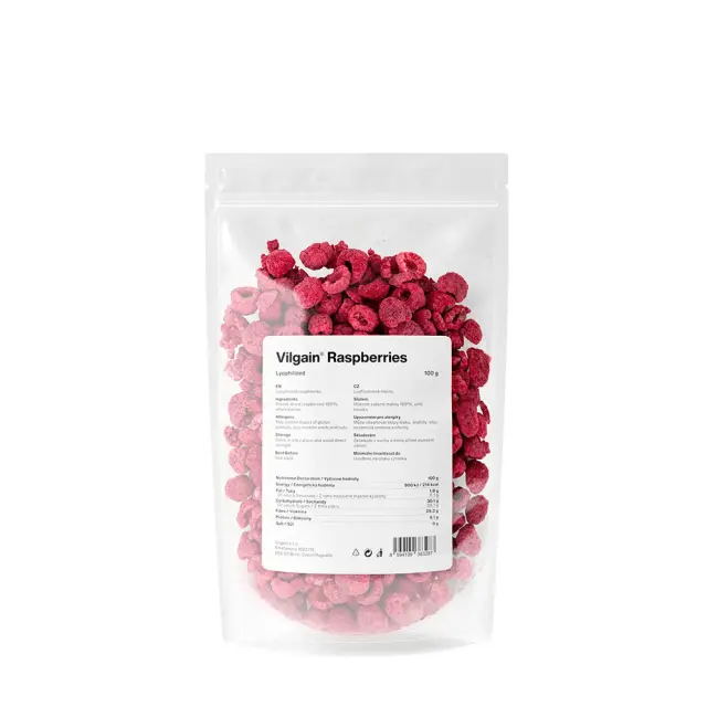 Vilgain Raspberries Lyophilized