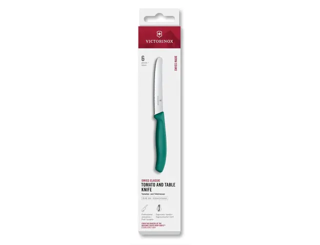 Σετ Μαχαίρια Γενικής Χρήσης Victorinox Swiss Classic με μήκος λεπίδας 11cm - Green - 6 τεμάχια6.7834.6C1 2