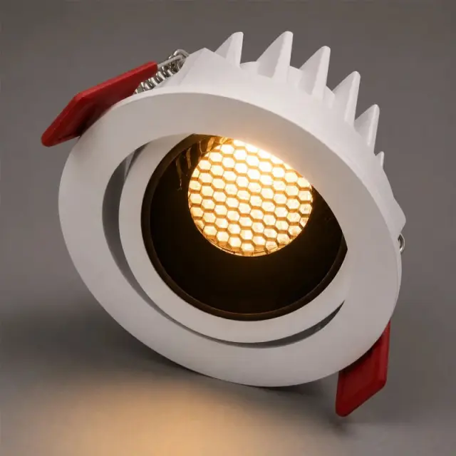 Χωνευτό LED Spot 2700K 10W kelvo LEO KLV-101-0312 1250lm Άσπρο Άσπρο/Μαύρο