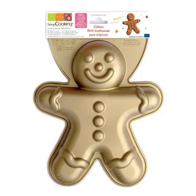 Καλούπι Σιλικόνης Scrapcooking - Gingerman - 27εκ.