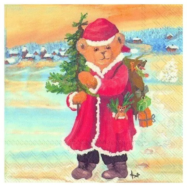 Χαρτοπετσέτα για Decoupage Christmas, 1τεμ.