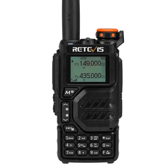 Retevis RA79 Ασύρματος Πομποδέκτης VHF/UHF 5W Aviation Band (EU Ver.) 2