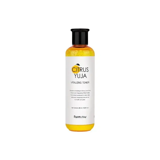 FarmStay Citrus Yuja Αναζωογονητικό τονωτικό προσώπου, 280 ml