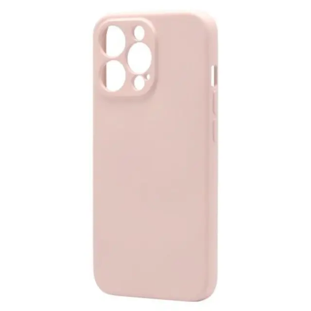Θήκη Liquid Silicon inos Apple iPhone 13 Pro L-Cover Σομόν N56913