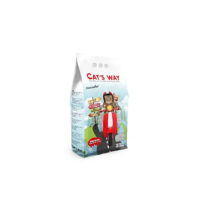 Cat's Way Unscented Άμμος Υγιεινής Μπετονίτη, Χωρίς Άρωμα 5Lt (4,25Kg) Μονόχρωμο
