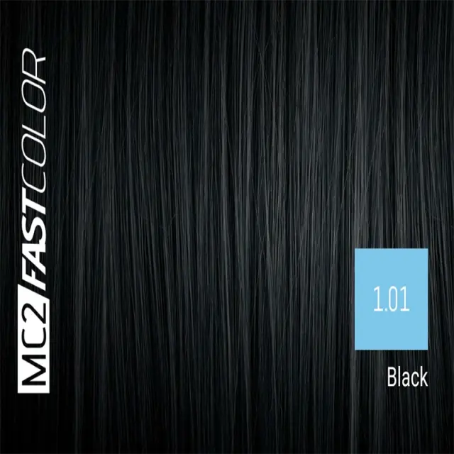 Sensus MC2 Fast Color 1.01 Black 100ml - (μόνιμη βαφή χωρίς αμμωνία για γρήγορη εφαρμογή) 2