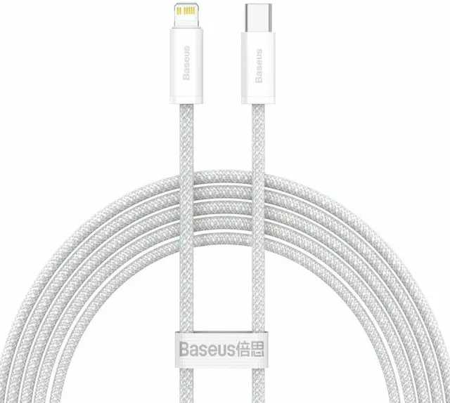 Καλώδιο Baseus Dynamic Series Fast Charging Data Cable 20W USB-C to iP White 1m (CALD000102)