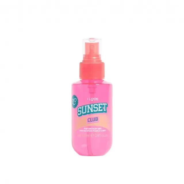 I Love Sunset Club Αρωματισμένο Σπρέι Σώματος 100ml