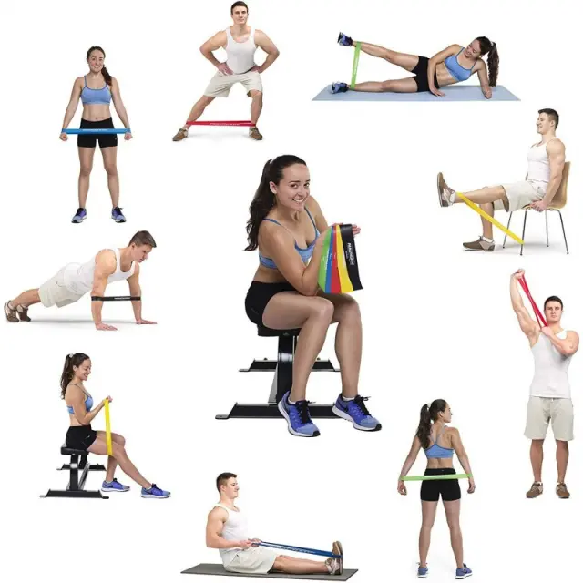 Σετ λάστιχα γυμναστικής 5 επιπέδων - Exercise Resistance Belt OEM 2