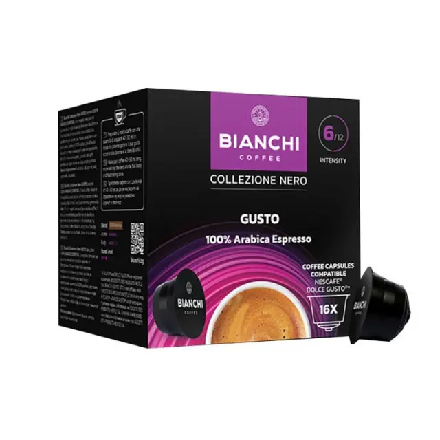 Bianchi 100% Arabica Espresso κάψουλες Dolce Gusto - 16 τεμάχια