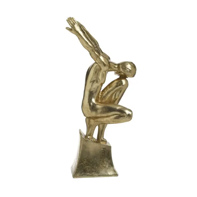 Αγαλματίδιο Χρυσό Polyresin 17x16x34cm 3-70-287-0076 2