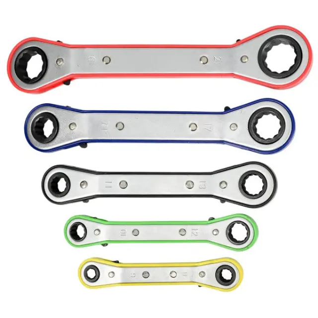 Ring ratchet in holder 5 pieces metric
