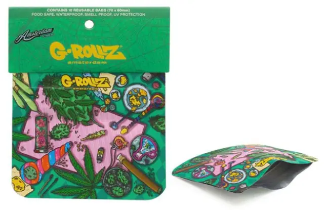 G-Rollz Σακουλάκι Ασφαλείας Zip - Amsterdam Picnic (70x60mm)