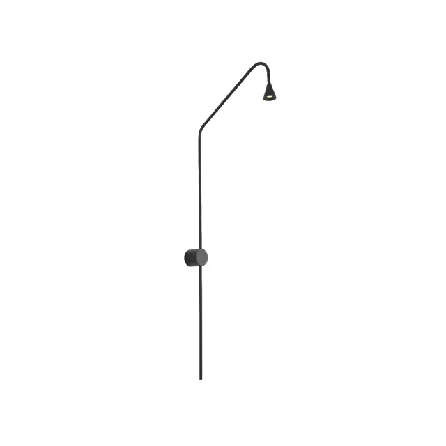 Επιτοίχιο Φωτιστικό LED ACA Esthetic OKN5012WBK Αμμώδες Μαύρο 5W 3000K 440lm / OKN5012WBK