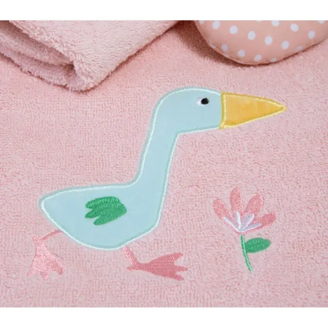 Σετ Βρεφικές Πετσέτες 2 Τεμαχίων Nef-Nef Spring Happiness Pink 30x50+70x140 3