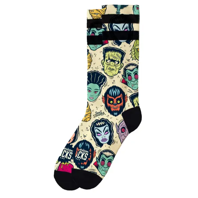American Socks Villains Mid High Signature Κάλτσες Streetwear Unisex - 37-41 (S/M)