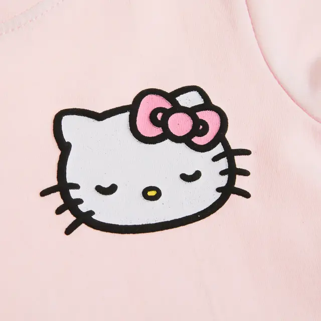Σαλοπέτα τζιν Hello Kitty με μπλούζα 3