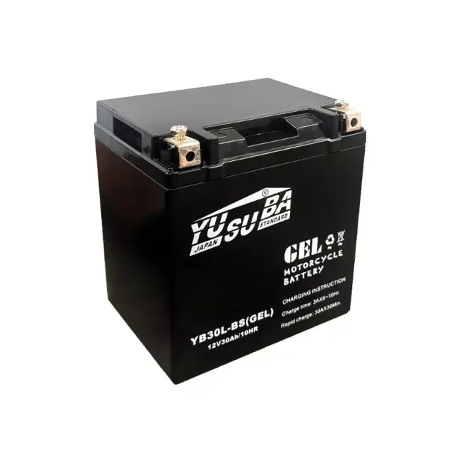 Μπαταρία Μοτοσυκλέτας YUSUBA YB30L-BS 12V 30Ah GEL