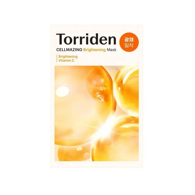 Torriden Cellmazing Brightening Mask – Λάμψη & Ομοιόμορφος Τόνος με Βιταμίνη C 26ml