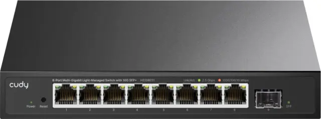 Cudy HS108ES1 Multi-Gigabit light managed 2.5G Switch