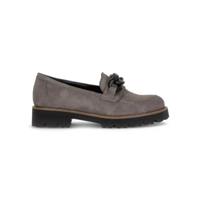 Gabor Μοκασίνια-Loafers Γυναικείο δέρμα Nubuck Γκρί GAB/95240 006-TAUPE - 40