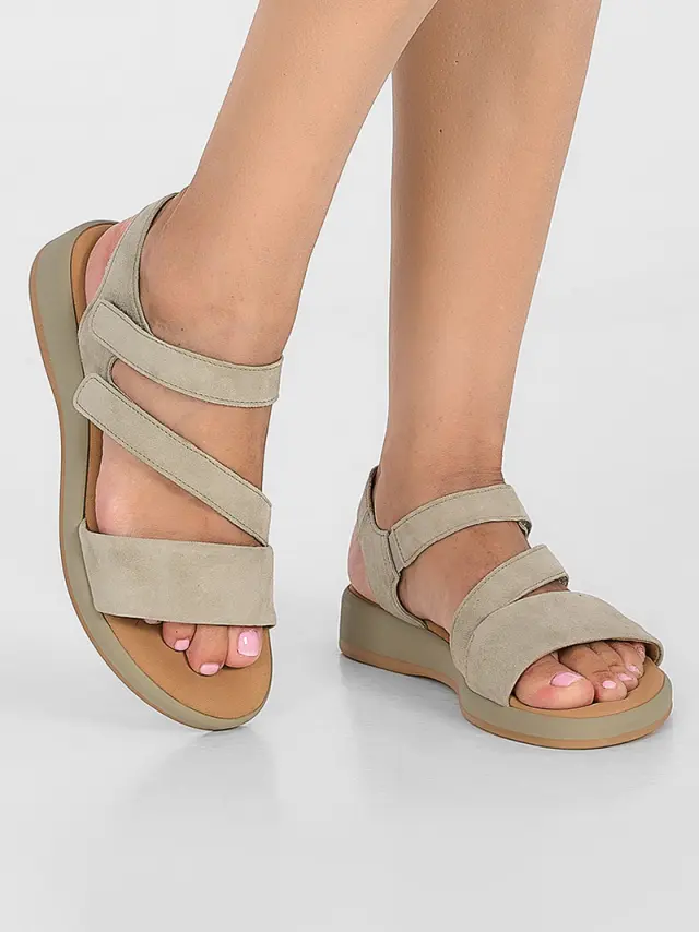 Gabor Πέδιλα Γυναικείο δέρμα Nubuck Γκρί GAB/22733N 11-SCHILF 2