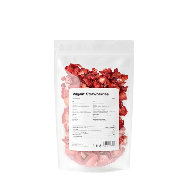 Vilgain Strawberries Lyophilized