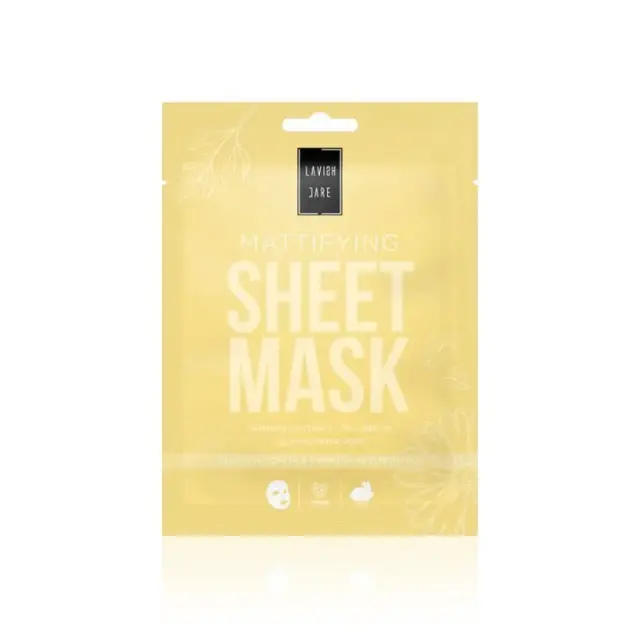 Lavish Care Mattifying Sheet Mask Μάσκα Προσώπου Κατά της Λιπαρότητας, 25g