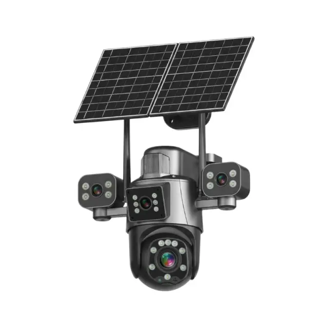 Ηλιακή κάμερα ασφαλείας IP τετραπλή - 65X 4G - Security Camera - 371211