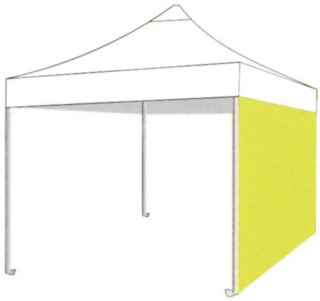 ESCAPE Τοίχος Aνταλλακτικός Gazebo (3x3) (12161)