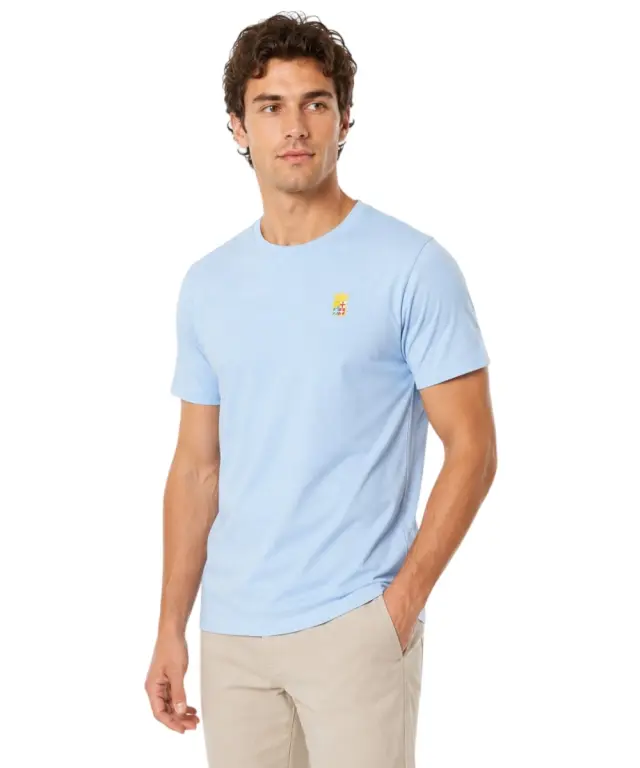 Marina Militaire - Ανδρικό Κοντομάνικο Μπλουζάκι T-Shirt MYT189C-0005 Σιέλ 3