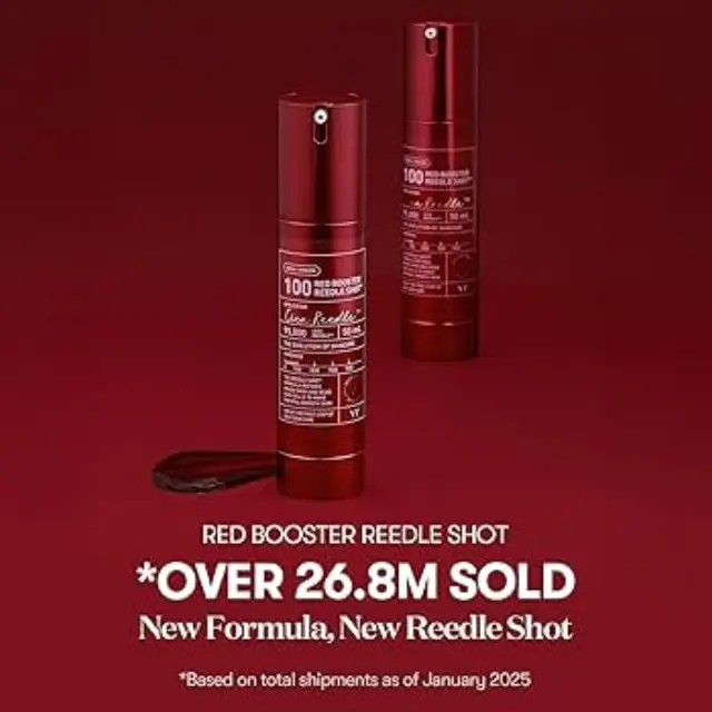 Vt Cosmetics Red Booster Reedle Shot 100 - Premium αντιρυτιδική και αναπλαστική φροντίδα με τεχνολογία Reedle Shot 100 - 50ml 2