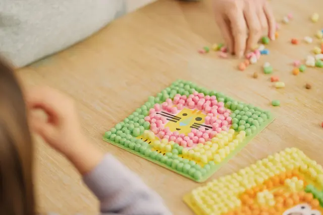 PlayMais Mosaic Κατασκευή με Σφουγγαράκια από Καλαμπόκι και Κάρτες 2.300τεμ – Ζωολογικός Κήπος (3+ ετών) PLM-160965 2