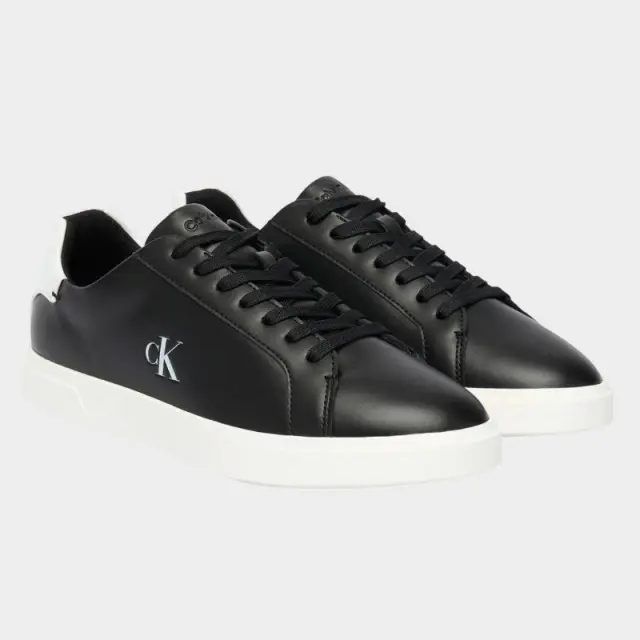Calvin Klein - Γυναικεία Sneakers Low Pro Cup Laceup Lth Moire HW0HW02845-0GM Μαύρο - 40 2