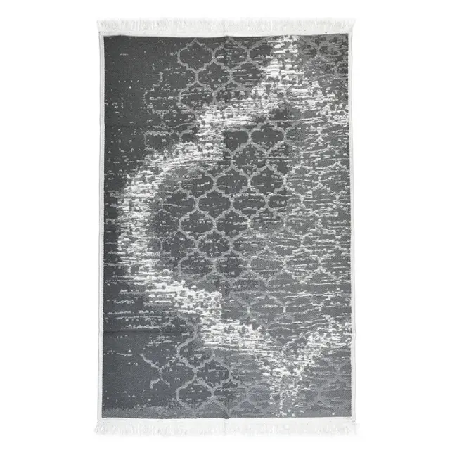 Χαλί Γκρι/Λευκό Ύφασμα 120x180cm 6-35-914-0002
