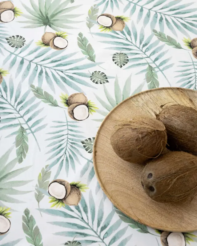 Καρέ 85Χ85 Nima Coconut Veraman-White 100% βαμβακερό 3