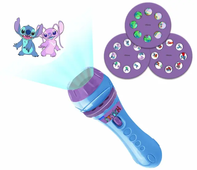 Lexibook - Stitch story projector aNd flashlight (LTC050D) - Toys