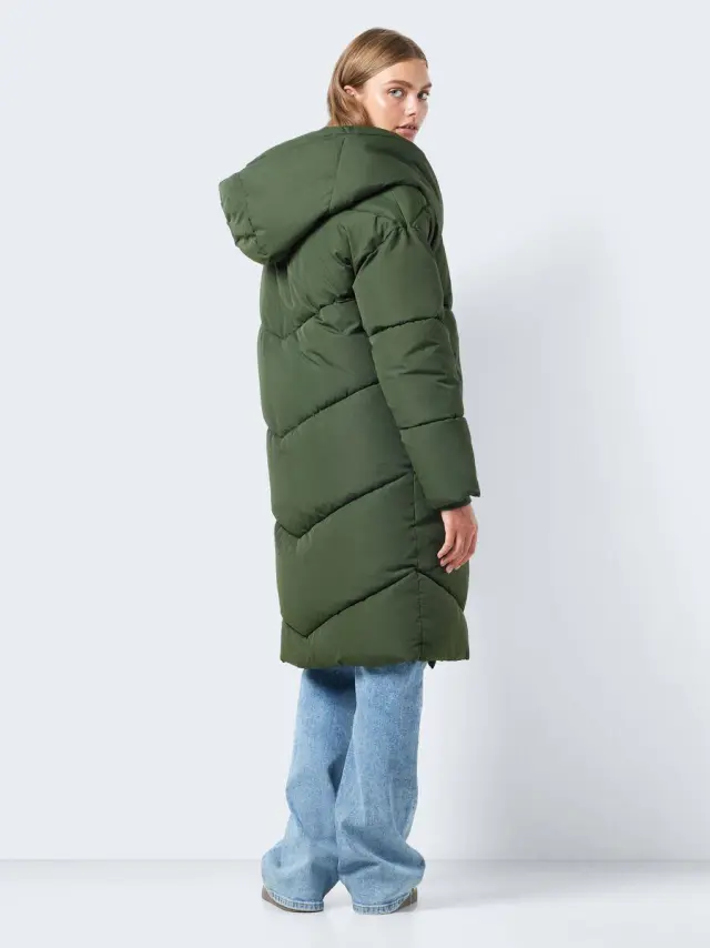 Μπουφάν μακρύ puffer - Πρασινο - S 2