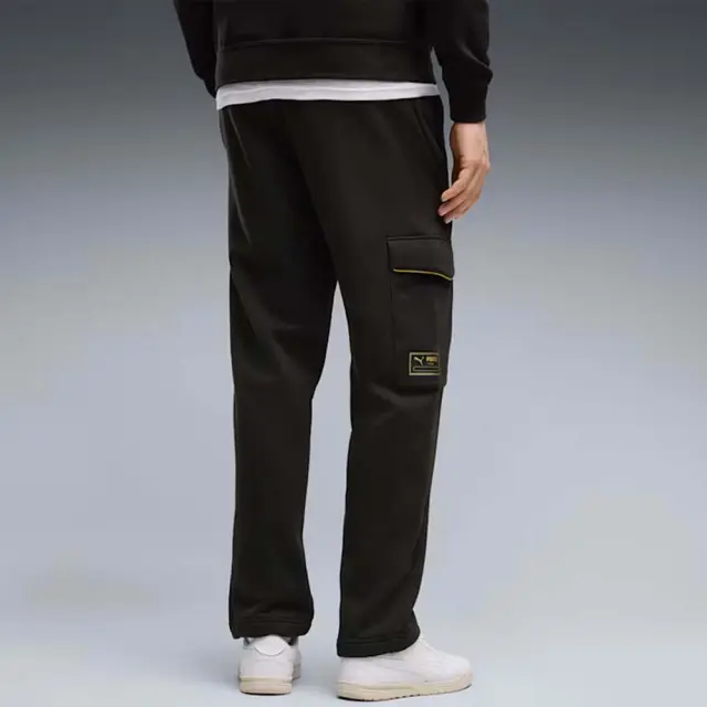Puma Men's Sport Graphic Holiday Fleece Sweatpants Μαύρο 694326-01 (Puma) 2