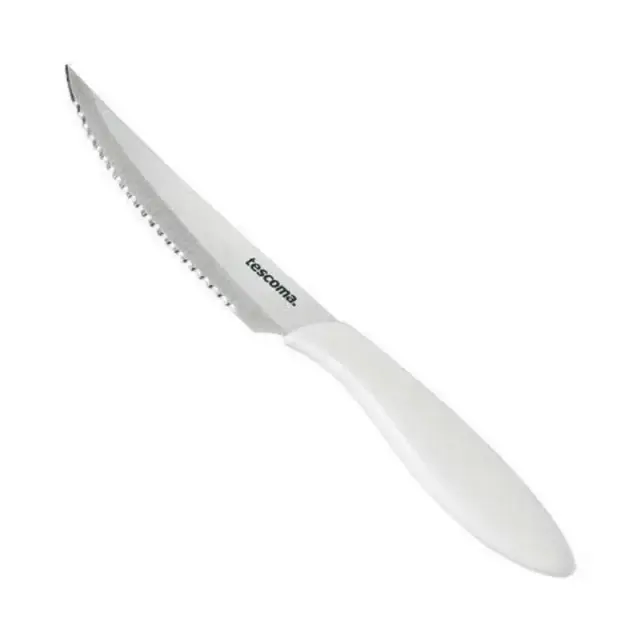 Tescoma Μαχαίρια Κρέατος Presto White-Silver 12cm Σετ 6τμχ
